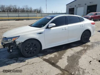 2018 Kia Optima EX with VIN 5XXGU4L37JG271850, listed as a Copart auction lot 52442625 with 125,158 mi miles and Salvage Title. Bid and sale history available at carsss.com. Image 1.
