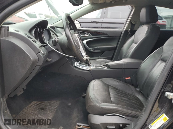 2011 Buick Regal CXL Turbo TO2 z VIN W04GW5EV7B1126085, wystawiony jako Copart lot #50434575 z przebiegiem 75 427 mil mil oraz Szkoda całkowita • Salvage title. Historia ofert i sprzedaży dostępna na DreamBid. Obrazek 7.