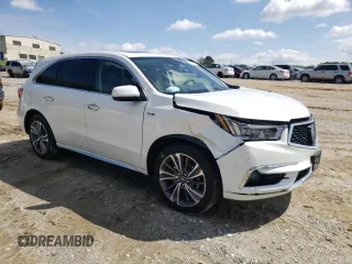 2019 Acura MDX Sport Hybrid w/Technology Pkg with VIN 5J8YD7H56KL001477, listed as a Copart auction lot 46367083 with 41,045 mi miles. Bid and sale history available at carsss.com. Image 4.