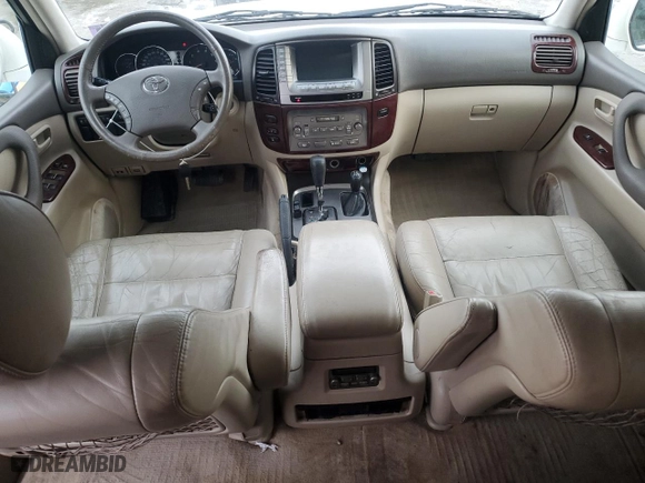 2004 Toyota Land Cruiser with VIN JTEHT05JX42067402, listed as a Copart auction lot 88976025 with 350,518 mi miles and Salvage Title. Bid and sale history available at carsss.com. Image 8.