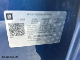 2019 Chevrolet Malibu LS with VIN 1G1ZB5ST1KF191460, listed as a Copart auction lot 53805735 with 72,885 mi miles and Salvage Title. Bid and sale history available at carsss.com. Image 10.