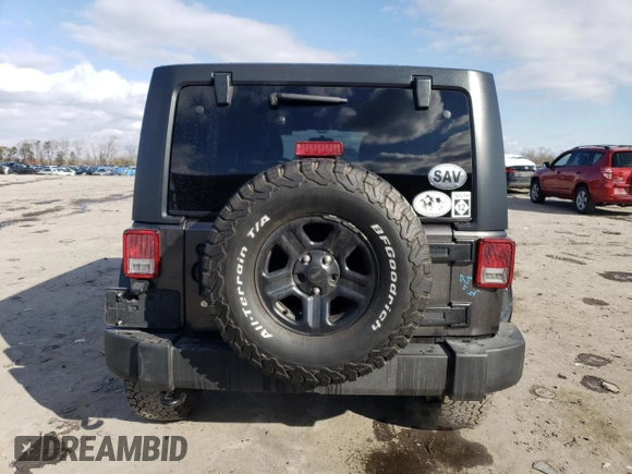 2018 Jeep Wrangler JK Unlimited Sport with VIN 1C4BJWDG9JL894502, listed as a Copart auction lot 89360855 with 100,944 mi miles and Salvage Title. Bid and sale history available at carsss.com. Image 6.