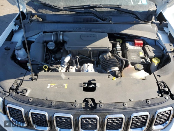 2023 Jeep Compass (RED) Edition with VIN 3C4NJDCNXPT503825, listed as a Copart auction lot 42201455 with 7,025 mi miles and Salvage Title. Bid and sale history available at carsss.com. Image 12.