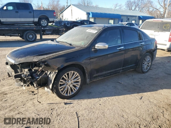 2011 Chrysler 200 Limited with VIN 1C3BC2FG4BN516372, listed as a Copart auction lot 46847875 with 121,915 mi miles and Salvage Title. Bid and sale history available at carsss.com. Image 1.