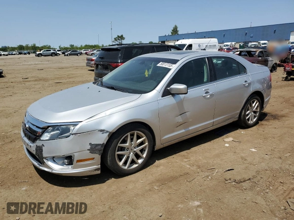 2012 Ford Fusion SEL z VIN 3FAHP0JA0CR282897, wystawiony jako Copart lot #58813155 z przebiegiem 170 464 mil mil oraz Czysty tytuł • Clean title. Historia ofert i sprzedaży dostępna na DreamBid. Obrazek 1.