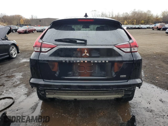 2022 Mitsubishi Eclipse Cross LE with VIN JA4ASVAA0NZ055595, listed as a Copart auction lot 78072354 with 24,091 mi miles and Salvage title. Bid and sale history available at DreamBid. Image 6.