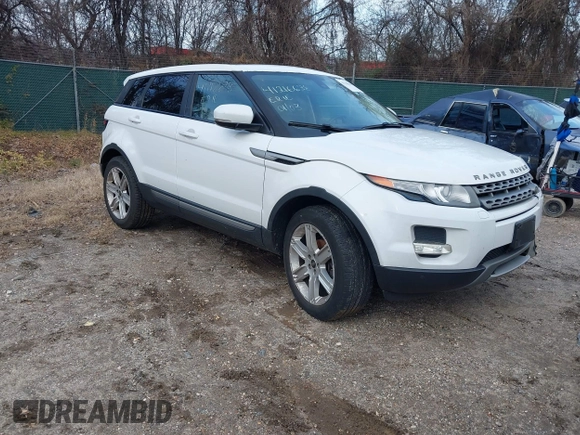 2013 Land Rover Range Rover Evoque Pure Plus with VIN SALVP2BG6DH841943, listed as a IAAI auction lot 41216638 with 122,223 mi miles. Bid and sale history available at carsss.com. Image 1.