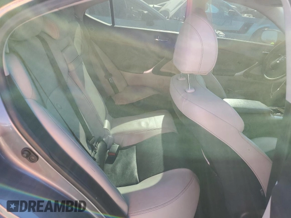 2012 Lexus IS 250 with VIN JTHCF5C22C5060468, listed as a Copart auction lot 75116504 with 206,410 mi miles and Salvage Title. Bid and sale history available at DreamBid. Image 10.