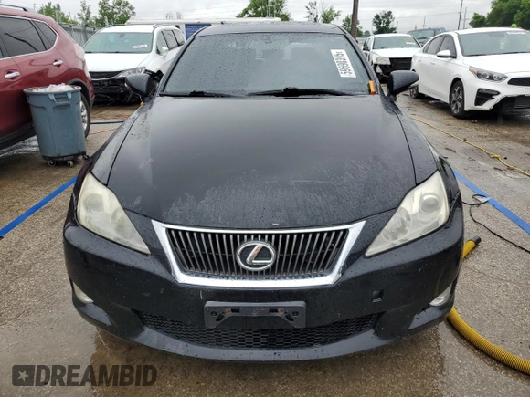 2010 Lexus IS 250 with VIN JTHCF5C27A5041833, listed as a Copart auction lot 59590395 with 205,747 mi miles and Salvage title. Bid and sale history available at DreamBid. Image 5.