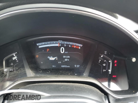 2017 Honda CR-V EX with VIN 7FARW1H57HE022851, listed as a Copart auction lot 49784755 with 108,953 mi miles and Salvage Title. Bid and sale history available at carsss.com. Image 9.