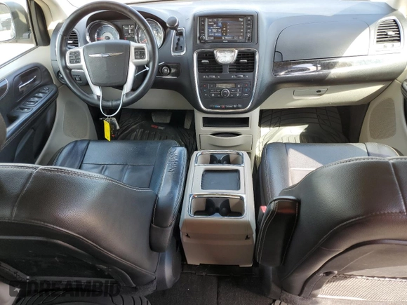 2015 Chrysler Town & Country Touring with VIN 2C4RC1BG0FR562039, listed as a Copart auction lot 46063525 with 181,458 mi miles and Salvage Title. Bid and sale history available at carsss.com. Image 8.