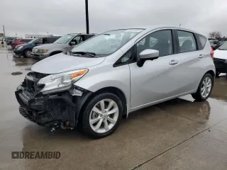 2016 Nissan Note S Plus with VIN 3N1CE2CP2GL388559, listed as a Copart auction lot 86281684 with 35,520 mi miles and Salvage Title. Bid and sale history available at DreamBid. Image 1.
