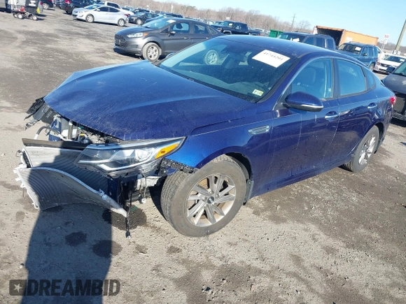 2020 Kia Optima LX with VIN 5XXGT4L36LG398322, listed as a IAAI auction lot 41744201 with 52,926 mi miles. Bid and sale history available at carsss.com. Image 2.