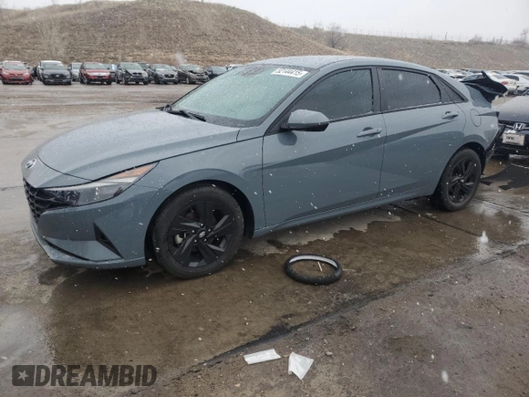 2023 Hyundai Elantra SEL with VIN KMHLM4AG9PU384184, listed as a Copart auction lot 52144415 with 52,651 mi miles and Salvage Title. Bid and sale history available at DreamBid. Image 1.