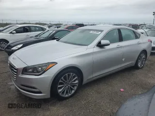 2017 Genesis G80 3.8L with VIN KMHGN4JE2HU167123, listed as a Copart auction lot 76287094 with 0 mi miles and Non Repairable. Bid and sale history available at carsss.com. Image 1.