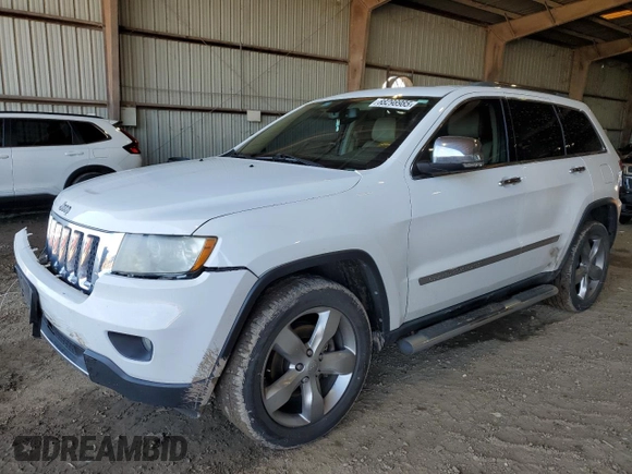 2013 Jeep Grand Cherokee Overland with VIN 1C4RJECG3DC620999, listed as a Copart auction lot 88298985 with 182,219 mi miles and Salvage Title. Bid and sale history available at carsss.com. Image 1.