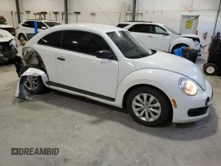 2015 Volkswagen Beetle Fleet Edition with VIN 3VWF17AT1FM615796, listed as a Copart auction lot 55050615 with 165,136 mi miles and Salvage title. Bid and sale history available at DreamBid. Image 4.