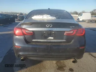 2015 Infiniti Q70 z VIN JN1BY1AP6FM542551, wystawiony jako Copart lot #46096695 z przebiegiem 164 056 mil mil oraz Szkoda całkowita • Salvage title. Historia ofert i sprzedaży dostępna na DreamBid. Obrazek 6.