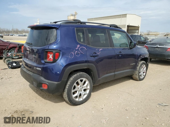 2017 Jeep Renegade Latitude with VIN ZACCJBBB1HPF39902, listed as a Copart auction lot 50965445 with 119,821 mi miles and Salvage Title. Bid and sale history available at carsss.com. Image 3.