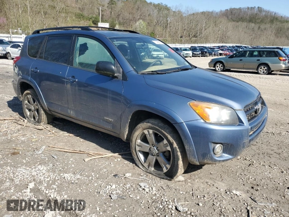 2010 Toyota RAV4 Sport with VIN JTMRF4DV5AD038823, listed as a Copart auction lot 51496975 with Not Provided miles and Salvage Title. Bid and sale history available at carsss.com. Image 4.