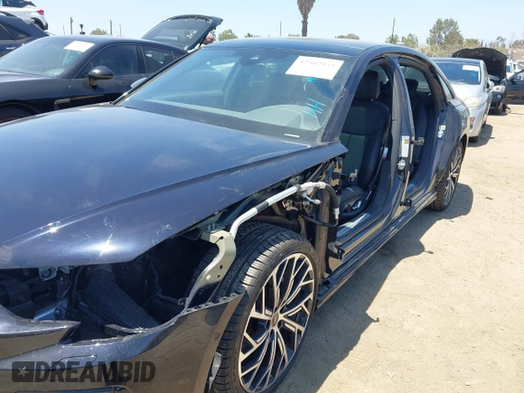 2024 Audi A8 with VIN WAULDAF89RN003075, listed as a IAAI auction lot 42502959 with 4,409 mi miles and . Bid and sale history available at DreamBid. Image 6.