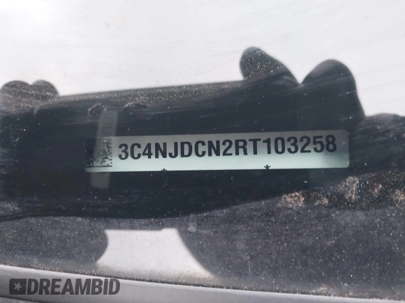 2024 Jeep Compass Limited с VIN 3C4NJDCN2RT103258, выставлен на аукционе IAAI как лот 41246086 с пробегом 3 792 миль миль и . История ставок и продаж доступна на DreamBid. Изображение 9.