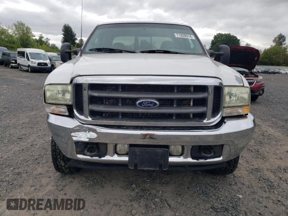 2002 Ford F-350 XL with VIN 3FTSW31F32MA17869, listed as a Copart auction lot 71828914 with 230,191 mi miles and Salvage Title. Bid and sale history available at DreamBid. Image 5.