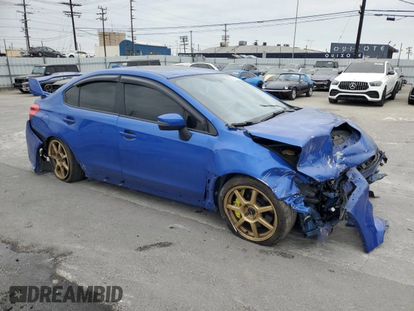 2020 Subaru WRX STI Limited with VIN JF1VA2Y64L9828520, listed as a Copart auction lot 53547365 with 34,272 mi miles and Salvage Title. Bid and sale history available at carsss.com. Image 4.