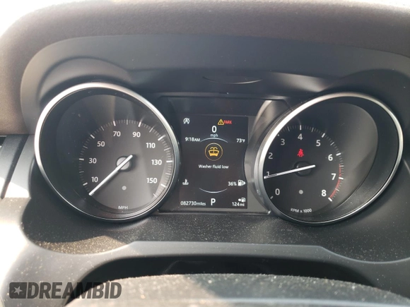 2018 Land Rover Range Rover Evoque SE with VIN SALVP2RX5JH323937, listed as a Copart auction lot 59460335 with 82,730 mi miles and Salvage title. Bid and sale history available at DreamBid. Image 9.