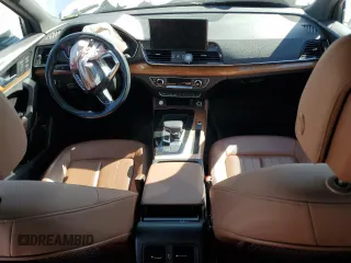 2021 Audi Q5 Premium Plus with VIN WA1BAAFY3M2021843, listed as a Copart auction lot 61691355 with Not provided miles and Salvage title. Bid and sale history available at DreamBid. Image 8.