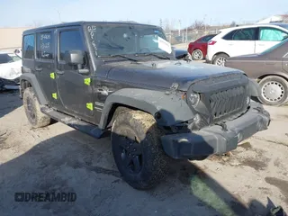 2018 Jeep Wrangler JK Unlimited Sport S with VIN 1C4BJWDG7JL887936, listed as a IAAI auction lot 41525612 with 88,458 mi miles. Bid and sale history available at carsss.com. Image 1.