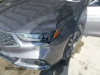 2019 Acura TLX w/A-Spec Pkg with VIN 19UUB1F64KA001793, listed as a IAAI auction lot 40930411 with 1 mi miles. Bid and sale history available at carsss.com. Image 16.