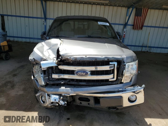 2013 Ford F-150 XL with VIN 1FTFW1EF9DKE84322, listed as a Copart auction lot 63344325 with 127,934 mi miles and Salvage title. Bid and sale history available at DreamBid. Image 5.