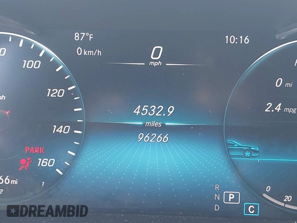 2020 Mercedes-Benz C 300 with VIN WDDWF8DB0LR553935, listed as a IAAI auction lot 42310890 with 96,266 mi miles and . Bid and sale history available at DreamBid. Image 15.