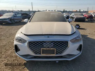 2019 Genesis G70 Dynamic with VIN KMTG34LE8KU037475, listed as a Copart auction lot 75364654 with 45,727 mi miles and Salvage Title. Bid and sale history available at DreamBid. Image 5.