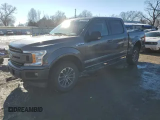 2018 Ford F-150 XL with VIN 1FTEW1EP3JFB40624, listed as a Copart auction lot 88748165 with 101,674 mi miles and Salvage title. Bid and sale history available at DreamBid. Image 1.