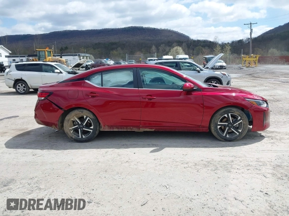 2024 Nissan Sentra SV with VIN 3N1AB8CV5RY206053, listed as a IAAI auction lot 41961946 with 10,133 mi miles and . Bid and sale history available at DreamBid. Image 13.