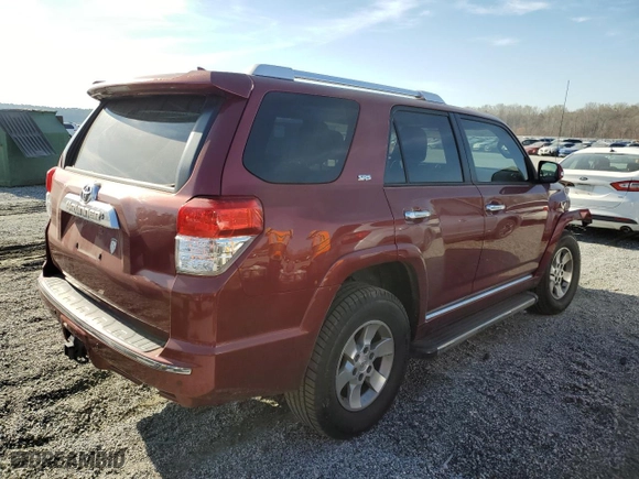 2012 Toyota 4Runner SR5 with VIN JTEBU5JR2C5106430, listed as a Copart auction lot 49665665 with 257,692 mi miles and Salvage Title. Bid and sale history available at carsss.com. Image 3.