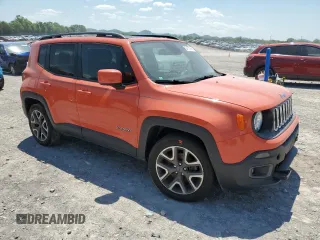 2017 Jeep Renegade Latitude with VIN ZACCJABBXHPF77140, listed as a Copart auction lot 54737895 with 157,373 mi miles and Salvage title. Bid and sale history available at DreamBid. Image 4.