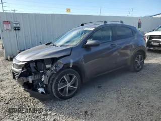 2022 Honda HR-V EX-L with VIN 3CZRU6H71NM731289, listed as a Copart auction lot 81353304 with 65,631 mi miles and Salvage Title. Bid and sale history available at carsss.com. Image 1.