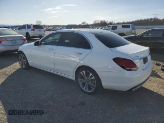 2021 Mercedes-Benz C 300 with VIN W1KWF8DBXMR643580, listed as a Copart auction lot 44043075 with 26,458 mi miles and Salvage Title. Bid and sale history available at carsss.com. Image 2.