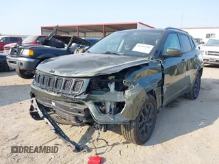 2021 Jeep Compass Sport with VIN 3C4NJDAB2MT591225, listed as a IAAI auction lot 40304781 with 63,948 mi miles and . Bid and sale history available at DreamBid. Image 6.