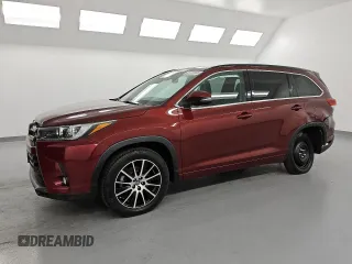 2017 Toyota Highlander XLE with VIN 5TDKZRFH0HS211563, listed as a Copart auction lot 55350235 with 87,484 mi miles and Clean title. Bid and sale history available at DreamBid. Image 1.