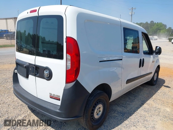 2017 Ram ProMaster City Cargo Tradesman with VIN ZFBERFAB0H6G41405, listed as a IAAI auction lot 42622052 with 327,163 mi miles and . Bid and sale history available at DreamBid. Image 4.