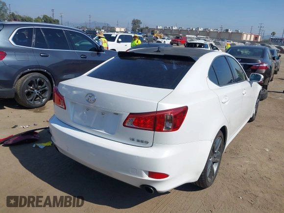 2011 Lexus IS 250 with VIN JTHBF5C27B5138799, listed as a IAAI auction lot 42452559 with 111,605 mi miles and . Bid and sale history available at DreamBid. Image 4.