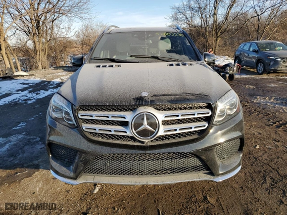 2017 Mercedes-Benz GLS with VIN 4JGDF7DE6HA881660, listed as a Copart auction lot 42082235 with 88,953 mi miles and Salvage Title. Bid and sale history available at carsss.com. Image 5.