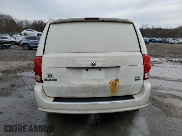 2013 Ram Cargo Van Tradesman with VIN 2C4JRGAGXDR757787, listed as a Copart auction lot 79821354 with 201,628 mi miles and Salvage Title. Bid and sale history available at carsss.com. Image 6.