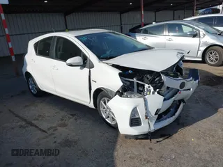 2012 Toyota Prius c One with VIN JTDKDTB38C1514005, listed as a IAAI auction lot 41903868 with 62,344 mi miles. Bid and sale history available at carsss.com. Image 1.
