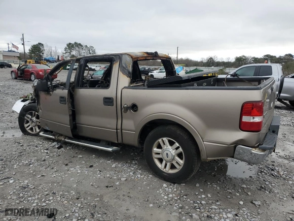 2004 Ford F-150 XLT with VIN 1FTPW12524KB15401, listed as a Copart auction lot 45197225 with 0 mi miles and Salvage Title. Bid and sale history available at carsss.com. Image 2.