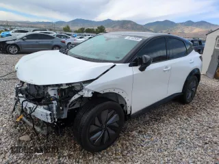 2023 Nissan ARIYA Platinum+ with VIN JN1DF0CD7PM705267, listed as a Copart auction lot 60162685 with 20,940 mi miles and Salvage title. Bid and sale history available at DreamBid. Image 1.